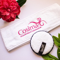 Microfibre Makeup Remover Pad and Organic Cotton Headband Bundle